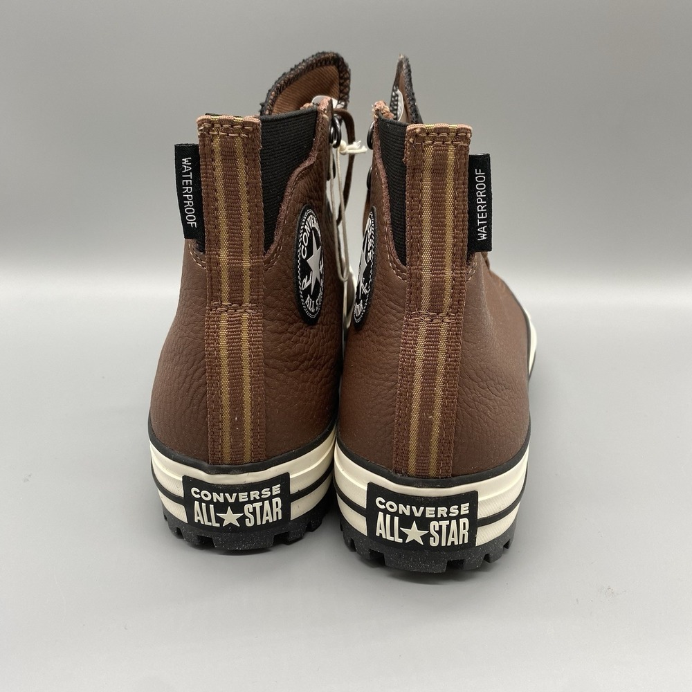 Converse Mens 9 Brown Chuck Taylor All Star City Trek Leather Waterproof Boot - Picture 3 of 15